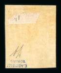 1859 1/2 Gr. Plate II, white paper (PA), orange (arancio), with top sheet margin and four good margins. Very fine and fresh example mint with original white gum. A wonderful example.  Expertise: Signed "AD" and Asinelli.