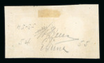 1859 1/2 Gr. Plate II, porous paper, orange (arancio), horizontal pair, used, with close to good margins. A fresh, attractive and rare multiple.  Expertise: A.Diena and E.Diena. Cert. Giacomo Bottacchi.