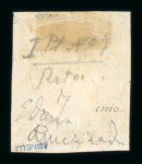 Stamp of Italian States » Sicily » 1 Grano, Plate I » Retouches Sicily 1859 1Gr plate I showing position 7 retouch used