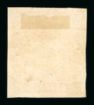 1859 1 Gr. Plate I, state I, rust-brown (bruno ruggine), position 89 showing retouch, with good to large margins. Fine used example.