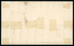1859 1 Gr. Plate II, light olive-brown (bruno oliva chiaro), horizontal pair, neatly used on undated entire letter to Caltanissetta, with letter dated "Da Palermo il 27 novembre del 1858". Cancelled by a solitary strike 