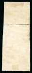 1859 1 Gr. Plate III, dark olive-green (verde oliva scuro), Palermo printing, bottom left corner sheet marginal example with original white gum. Fine and seldom encountered in this desirable positional form, a mint showp