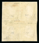 Stamp of Italian States » Sicily » 1 Grano, Plate III » Stamps Sicily 1859 1 Gr. plate III, olive green (verde oliva), mint block of four