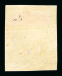 1859 1 Gr. Plate III, olive-green (verde oliva), fresh example with large to very large margins, mint with original gum. Minor thins. A fine unused example.