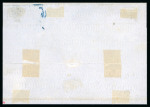1859 2 Gr. Plate I, ultramarine (azzurro oltremare), applied sideways, with good to large margins and showing sheet margin at right. On undated cover to Girgenti, cancelled by oval-framed CALTANISSETTA despatch handstamp
