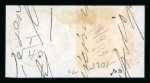 1859 2 Gr. Plate I, ultramarine (azzurro oltremare), position 40, with four margins, tied to small fragment, with Palermo arrival cds alongside. Fine and attractive example of this scarce shade (Sassone 6d, €18,000).  A 