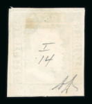 Stamp of Italian States » Sicily » 2 Grana, Plate I » Stamps Sicily 1859 2 Gr. plate I, dark cobalt (cobalto scuro), position 14, used
