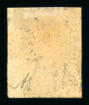 1859 2 Gr. Plate I, non-porous paper (NA), cobalt-blue (cobalto), with good to large margins. Slight surface scrape. Mint with original brownish gum. A fine unused example of this attractive shade.   Expertise: Signed “E