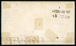 Stamp of Italian States » Sicily » 2 Grana, Plate I » Covers Sicily 1859 (18.6) Cover from Bronte to Messina, franked two singles of the 1859 2 Gr. plate I (one pos. 36 retouch)