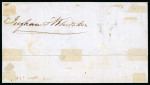 Stamp of Italian States » Sicily » 2 Grana, Plate I » Covers Sicily 1859 2Gr plate I, azzurro chiaro white paper, pair and strip of four registered entire
