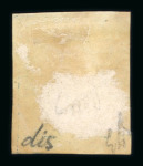 1859 2 Gr. Plate I, light blue (azzurro chiaro), position 7, large even margins, showing retouch, mint with original white gum. A fine unused example.  Expertise: Signed "ED" Emilio Diena.