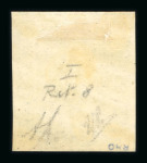 Stamp of Italian States » Sicily » 2 Grana, Plate I » Retouches Sicily 1859 2 Gr. plate I, white paper (PA) blue (azzurro), mint with original white gum, position 8 retouch, mint