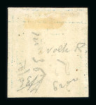 Stamp of Italian States » Sicily » 2 Grana, Plate I » Retouches Sicily 1859 2Gr plate I, azzurro retouch position 36 white gum large part o.g.
