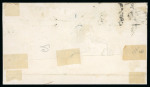 1859 2 Gr. Plate I, bright blue (azzurro vivo), position 81 showing retouch, with four good margins, on cover dated 12 October from Catania to Palermo.   A fine and attractive single-franking cover, clearly displaying th