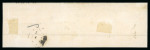 1859 2 Gr. Plate I, cobalt-blue (cobalto), position 91 showing retouch, bottom sheet marginal example on small fragment. Oval-framed MAZZARINO despatch handstamp alongside. Fine and attractive used example.