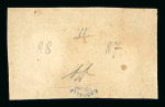 1859 2 Gr. Plate II, vivid ultramarine (azzurro oltremare vivo), position 87-88,  fine horizontal pair with good to large margins. A fine and rare multiple used.  Expertise: Signed "AD" Alberto Diena.