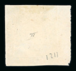 Stamp of Italian States » Sicily » 2 Grana, Plate II » Stamps Sicily 1859 2 Gr. plate ll, cobalt (cobalto), used in left-hand sheet marginal single, very fine.