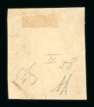 1859 2 Gr. Plate II, bright blue (azzurro vivo), position 30, with four margins, used