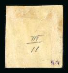 1859 2 Gr. Plate III, blue (azzurro), position 11, fresh mint example with original white gum.   A fine and attractive example, well preserved and displaying excellent freshness.