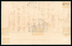 1859 2 Gr. Plate III, blue (azzurro), on cover dated 12 December from the Sardinian Consulate in Messina to the Sardinian Consulate in Syracuse. Consular handstamp on reverse, struck across the flap join and consequently