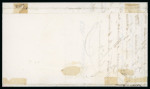Stamp of Italian States » Sicily » 2 Grana, Plate III » Covers Sicily 1859 2Gr plate III azzurro Palermo to cefalu cover only cancelled  Palermo Partenza