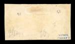 Stamp of Italian States » Sicily » 5 Grana, Plate I » Stamps Sicily 1859 5 Gr. plate I, vermilion (vermiglio), used horizontal pair, positions 14-15, four margins, fresh and very fine, a rare shade in pair.