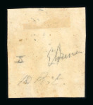 Stamp of Italian States » Sicily » 5 Grana, Plate I » Retouches Sicily 1859 5 Gr. plate I, vermilio (vermiglio), mint single with original white gum, showing position 10 retouch with reinforcing lines top left, close to good margins, slight yellowing on face, very fine and scarce.