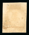 1859 5 Gr. Plate I, carmine-rose (rosa carminio), position 10 showing retouch (reinforced lines at upper left), with good to large margins. Fine used example.   A scarce and attractive example of this recorded retouched 