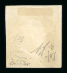 1859 20 Gr., dark slate (ardesia scuro), with four margins. Fine used example.  A scarce and attractive example of this high value, displaying excellent colour and overall appearance.   Expertise: Signed "AD" Alberto Die