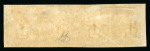 1840 2d Deep Full Blue, Plate 1. A fresh horizontal strip of four (QG–QJ) with good to large margins all round, lightly cancelled by black Maltese Crosses. A light natural bend between QG–QH, with much original gum still