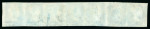 Stamp of Great Britain » 1841 2d Blue 1841 2d deep blue Pl.3 horizontal strip of seven with clear to good margins all round and neat strikes of black MC