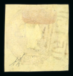 1847–54 6d Dull Lilac, watermark inverted. A superb used example with four very large margins, neatly cancelled by “545” Newcastle postmark