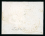1847-54 6d Dull Lilac and 1855 2d Plate 5, on piece both tied by London “28” postmarks