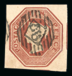 Stamp of Great Britain » 1847-54 Embossed GB 1847-54 Embossed 10d brown die 2 with four very large margins used with London numeral cancel
