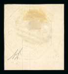 Stamp of Great Britain » 1847-54 Embossed GB 1847-54 1s Embossed green die 2 lower left corner marginal example, used