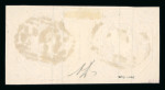 Stamp of Great Britain » 1847-54 Embossed 1847-54 10d brown in horizontal pair used with large to very large margins