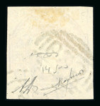 Stamp of Great Britain » 1847-54 Embossed 1847-54 6d mauve with four margins fine used with "625" of Portsmouth.