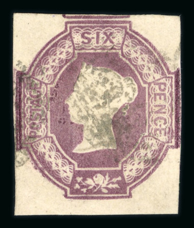 1847–54 6d, group of three shades. A useful and attractive group of three different shades, each with four margins and fine used. One example with a tiny fault in the margin only; otherwise, a fine trio.  Expertise: Two 