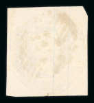 1847–54 1s Pale Green, 10d Brown and 6d Dull Lilac. A fine used group, each with good to large margins. The 10d Brown with a small corner crease at top right, clear of the design; otherwise a very attractive trio (3).