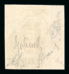 Stamp of Great Britain » 1847-54 Embossed 1847-54 small used group with three 1s green, two 6d plus one on part cover