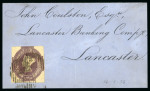 Stamp of Great Britain » 1847-54 Embossed 1847-54 small used group with three 1s green, two 6d plus one on part cover