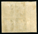 Stamp of Great Britain » 1840 1d Black and 1d Red plates 1a to 11 1840 1d black pl.7 BA-CB, marvellous left marginal