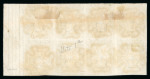 Stamp of Great Britain » 1840 1d Black and 1d Red plates 1a to 11 1840 1d black pl.1a right hand marginal block of eight KI-LL with inscription