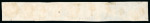 1840 1d black pl.2 in horizontal strip of nine PB-PJ with good to large margins all round and numerous strikes of red MC