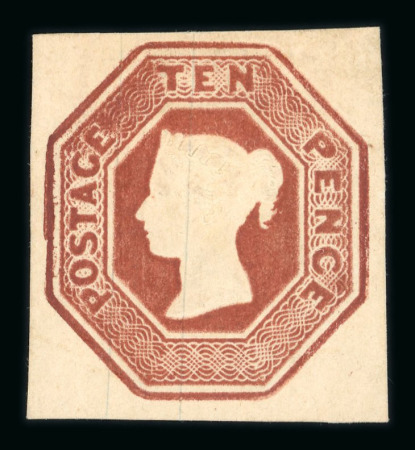 1847–54 10d Brown, Die 3. A mint example with large to wide margins and excellent colour, retaining a large part original gum (light hinge remainder at top). A very pleasing, attractive and rare stamp unused in this qual
