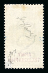 Stamp of Great Britain » Telegraphs Military Telegraphs for Egypt: 1901 surcharged "One Shilling" on 5s green and violet mint