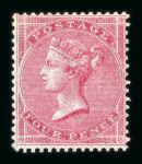 Stamp of Great Britain » 1855-1900 Surface Printed 1855–80 Mint/unused group of 10 issues, comprising: