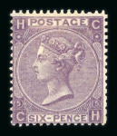 Stamp of Great Britain » 1855-1900 Surface Printed 1855–80 Mint/unused group of 10 issues, comprising: