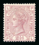 Stamp of Great Britain » 1855-1900 Surface Printed 1873-80 small group of 6 mint issues