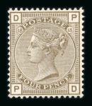Stamp of Great Britain » 1855-1900 Surface Printed 1880-83 group of nine mint issues